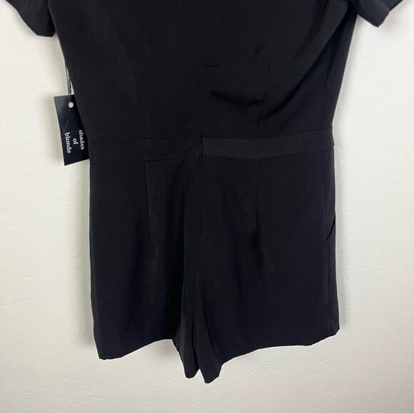 Shades of Blonde Black Grommet Romper - Picture 5 of 9